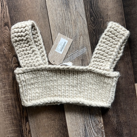 Meshki Ninetta Knit Bralette Crop Top - Picture 3 of 5